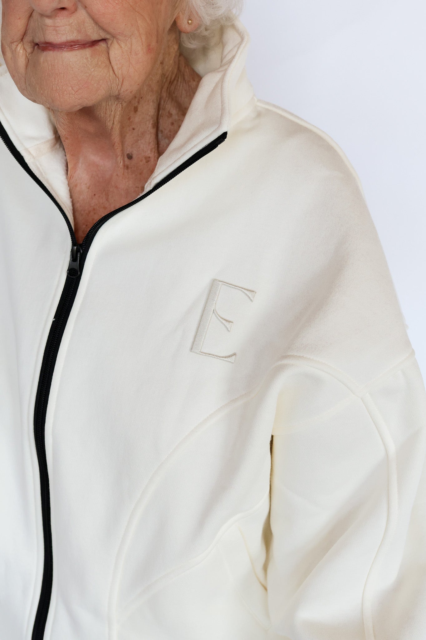 ELE. Tracksuit Jumper | Vanilla