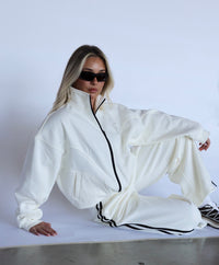 ELE. Tracksuit Jumper | Vanilla